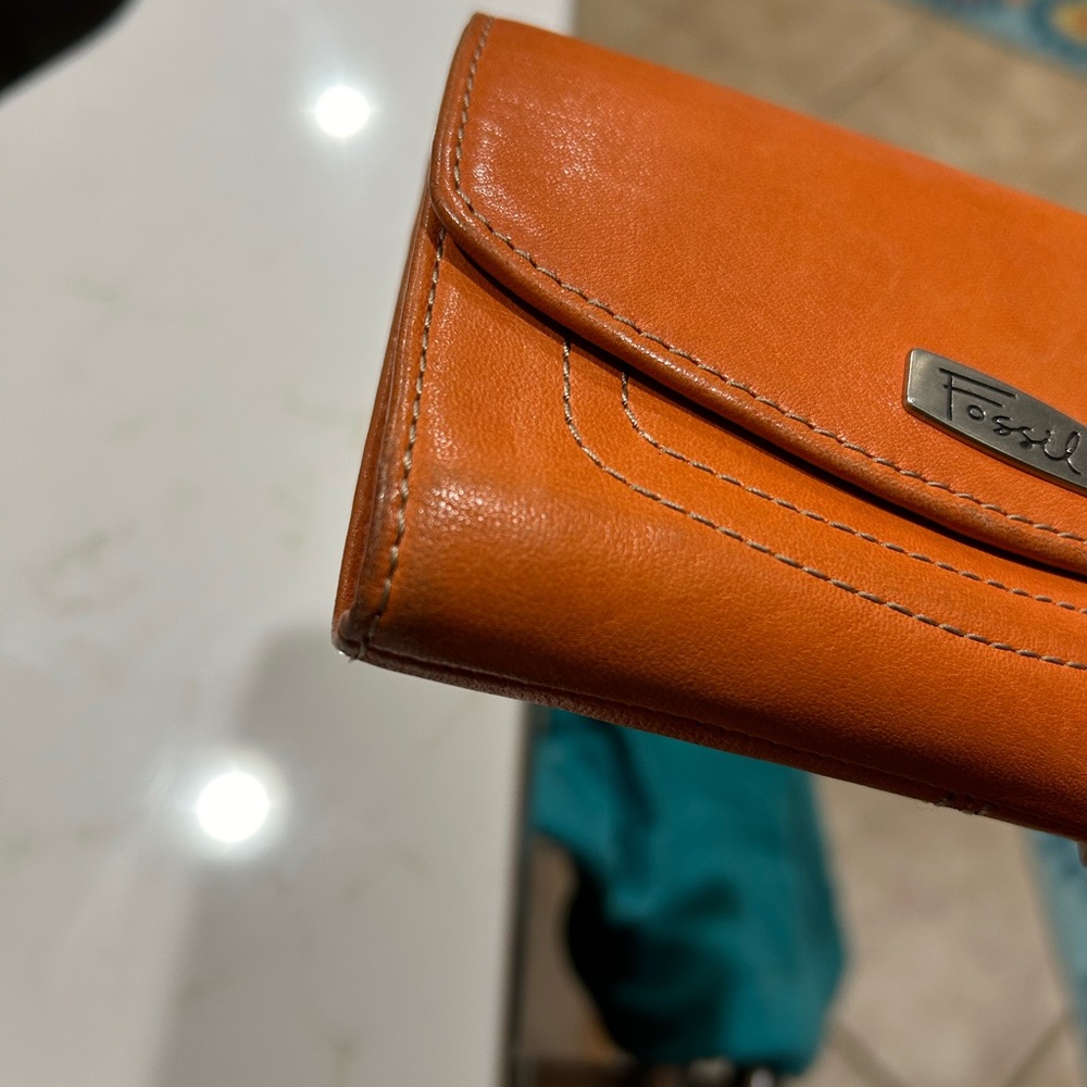 Fossil leather wallet - Picture 11 of 13